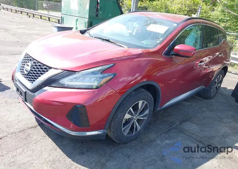 2020 Nissan Murano Sv Fwd from USA, damaged, VIN 5N1AZ2BJ8LN106291